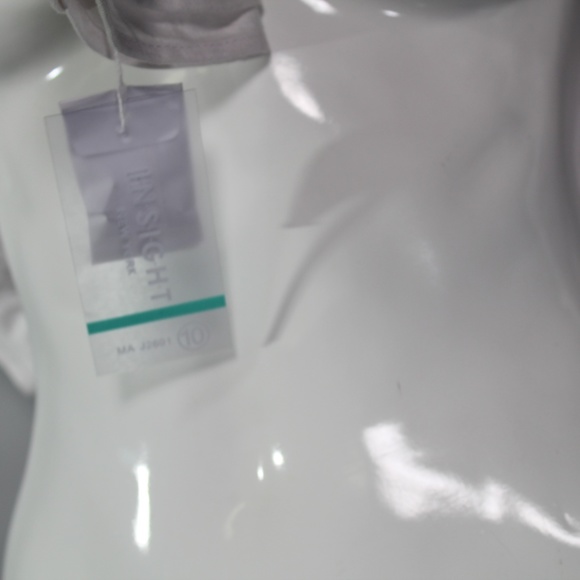 NWT Insight White Military-Style Ruffle Jacket - Picture 6 of 6